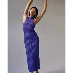 Urban Outfitters Gina Bubble Knit Dress Women’s Small Purple